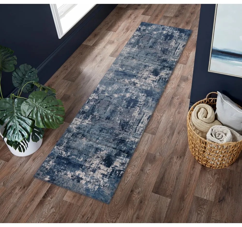 Covor tip traversă albastru 80x300 cm Cocktail Wonderlust – Flair Rugs