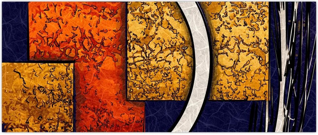 Tablou abstract (120x50 cm)