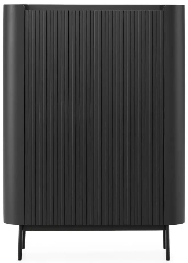 Dulap negru 100x140x40 cm Willa – MOME