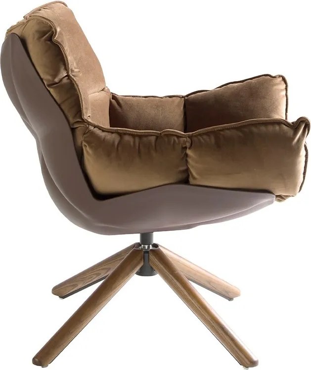 Fotoliu pivotant modern ultra confortabil Brown