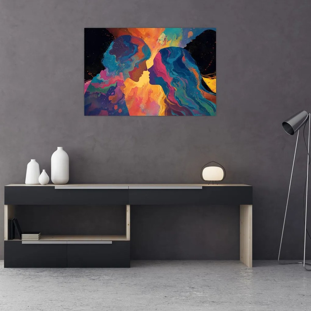 Tablou - Dragoste cosmică (90x60 cm)