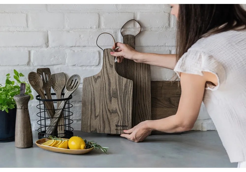 Tocător de servire din lemn 50 x 21 cm Rustic – Bonami Selection