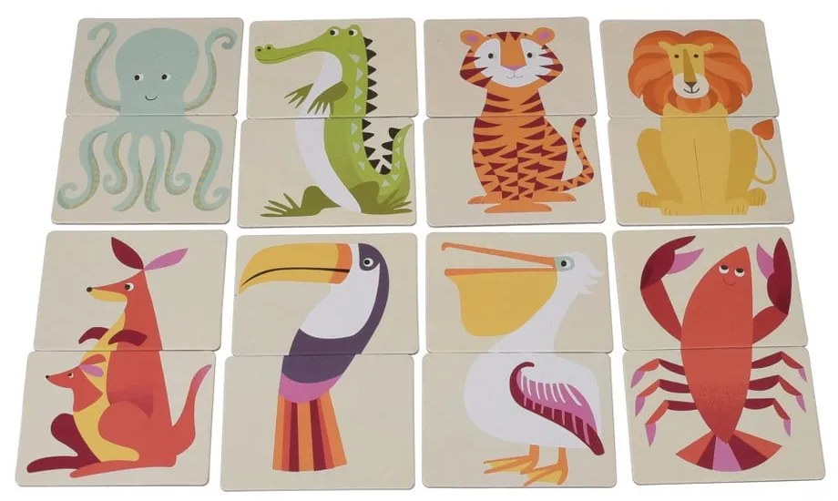 Imagini cu animale puzzle Rex London Colourful Creatures