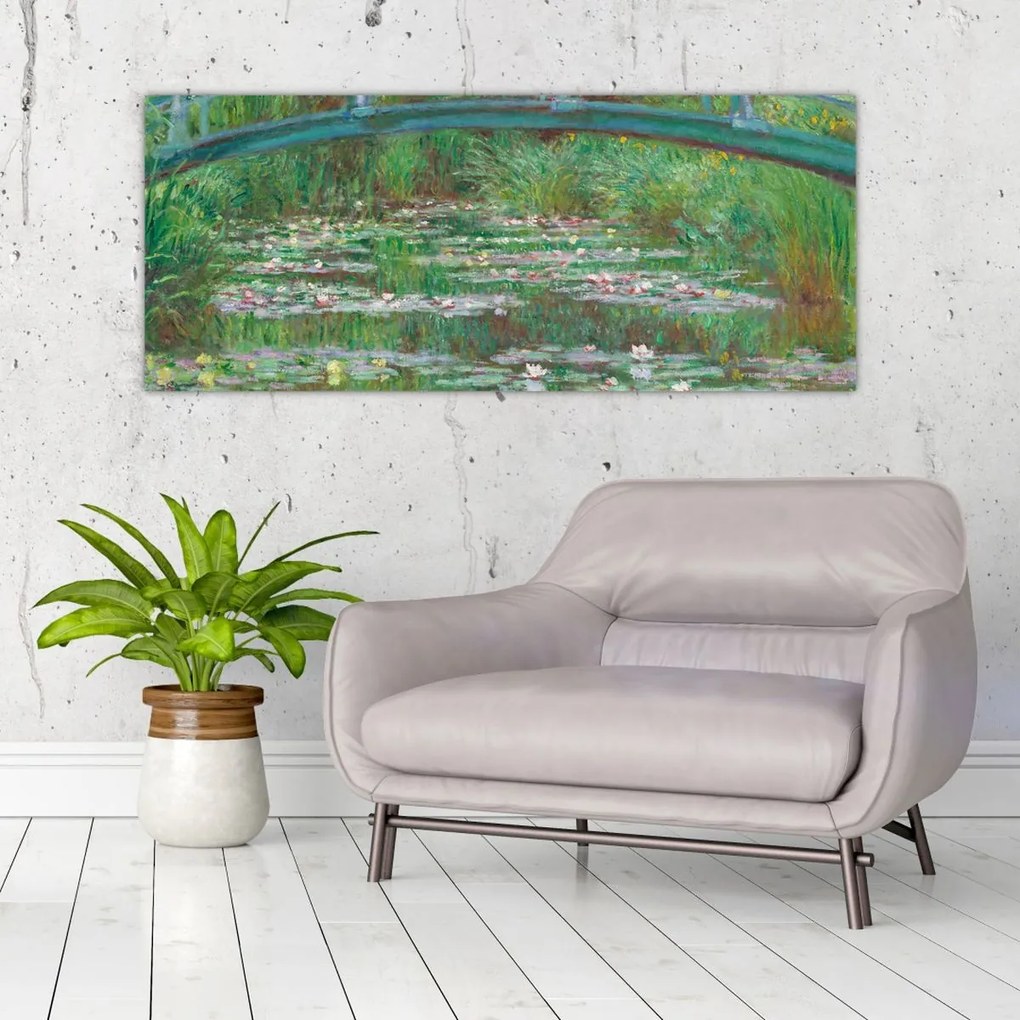 Tablou - Claude Monet, The Japanese Footbridge, reproducere (120x50 cm)