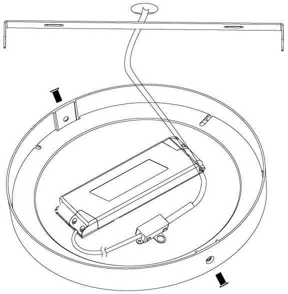 Eglo 98292 - Plafonieră LED dimabilă FUEVA-A, 14 W, 230 V + telecomandă