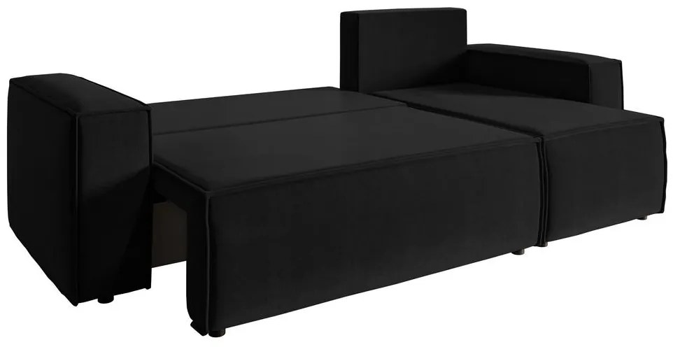 Colțar Copenhagen L (negru + negru). 1099819