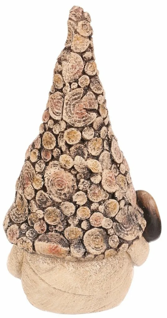 Decorațiune de grădină Pitic cu lopată, 11 x 9 x 21 cm , polyresin
