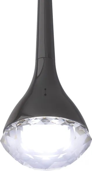 Lustră LED suspendată pe cablu CRIMA, Open Design OR84795, LED 7W, 230V, negru