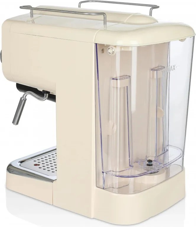 Espressor ZILAN ZLN2992, 1100 W, 15 bar, 1,25 l, Preparare dubla, Portafiltru, Spuma de lapte calda si rece, Reglare temperatura, Crem