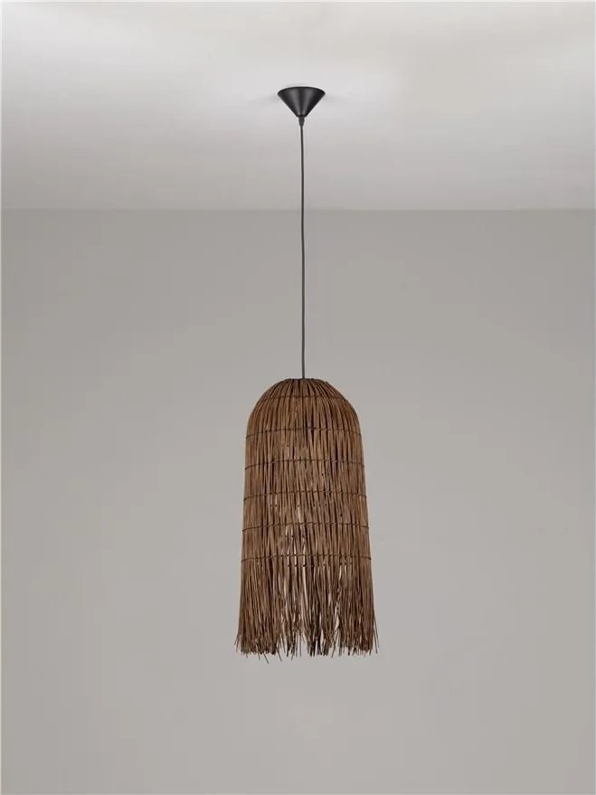 Lustra suspendata stil natural ratan maro VENA