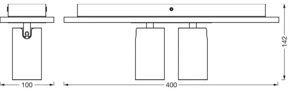 Spot LED Ledvance DECOR MERCURY 2xGU10/3,4W/230V
