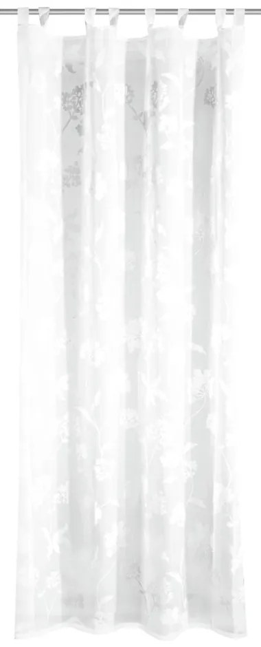 Perdea albă din voal 135x245 cm Flowers – Sehlbach