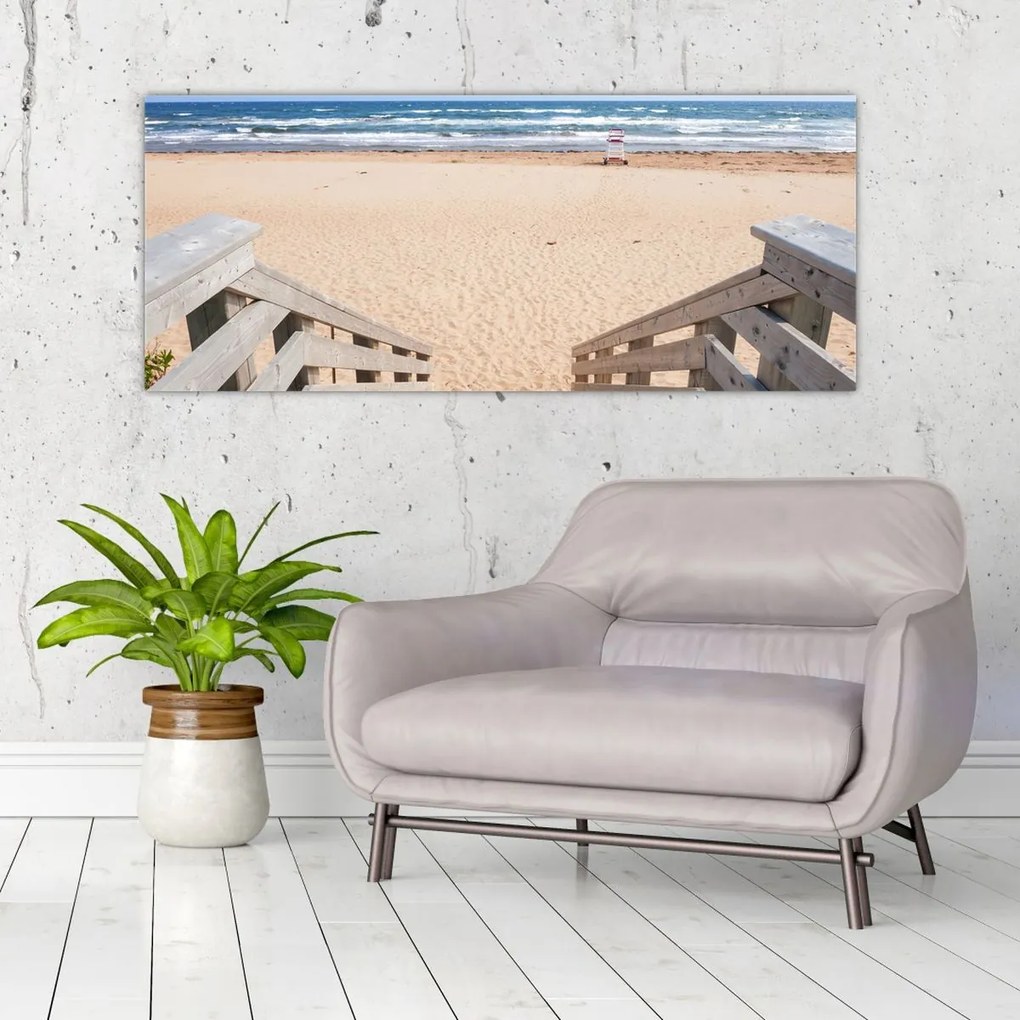 Tablou - Plajă (120x50 cm)