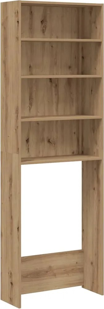 vidaXL Dulap mașina de spălat, Stejar artizanal, 64x24x190 cm