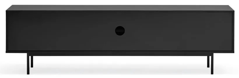 Masă TV neagră 180x52 cm Sierra – Teulat