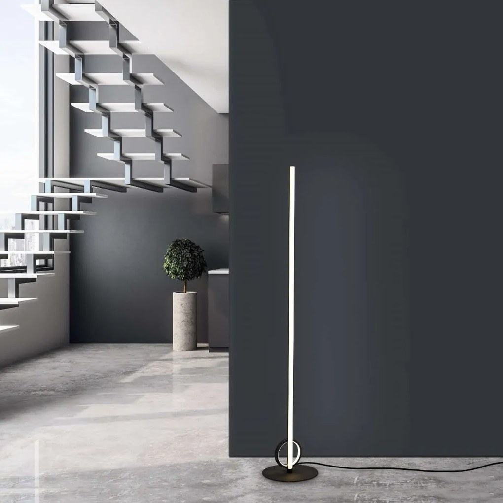 Lampadar LED design modern minimalist KITESURF negru