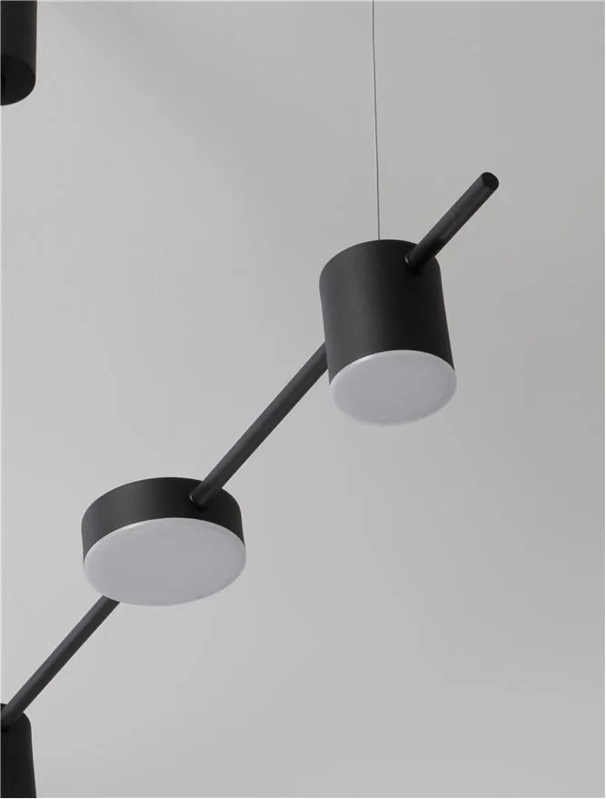 Lustra moderna dimabila cu 5 spoturi LED NORDIK