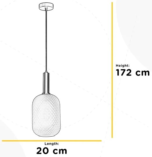 ONLI - Pendul pe cablu PIGNA 1xE27/15W/230V