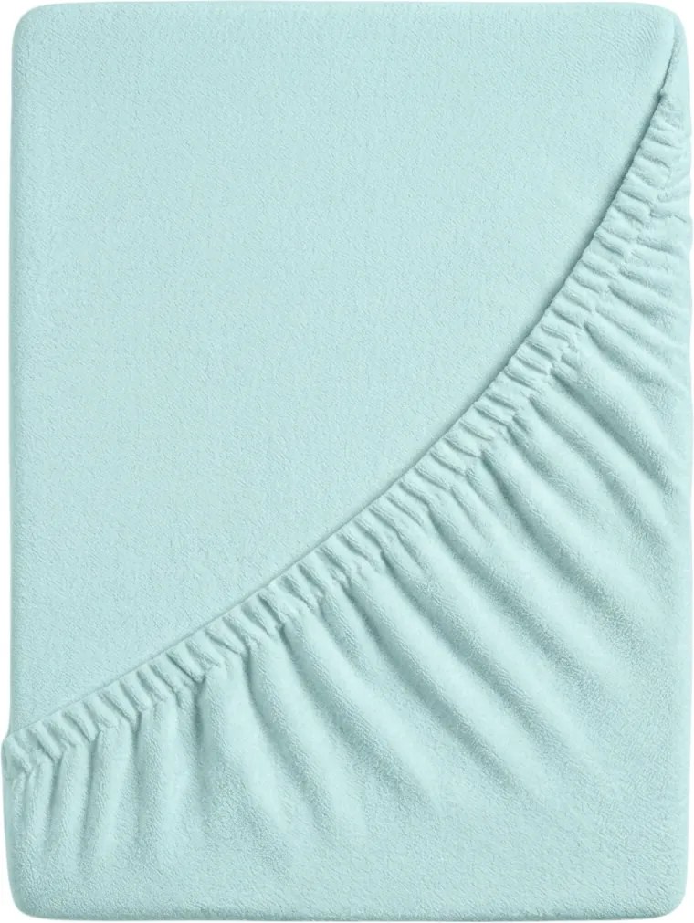 Cearsaf Frotir mentol BASIC 90 x 200 cm