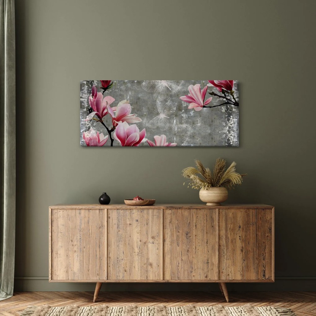 Tablou cu flori (120x50 cm)