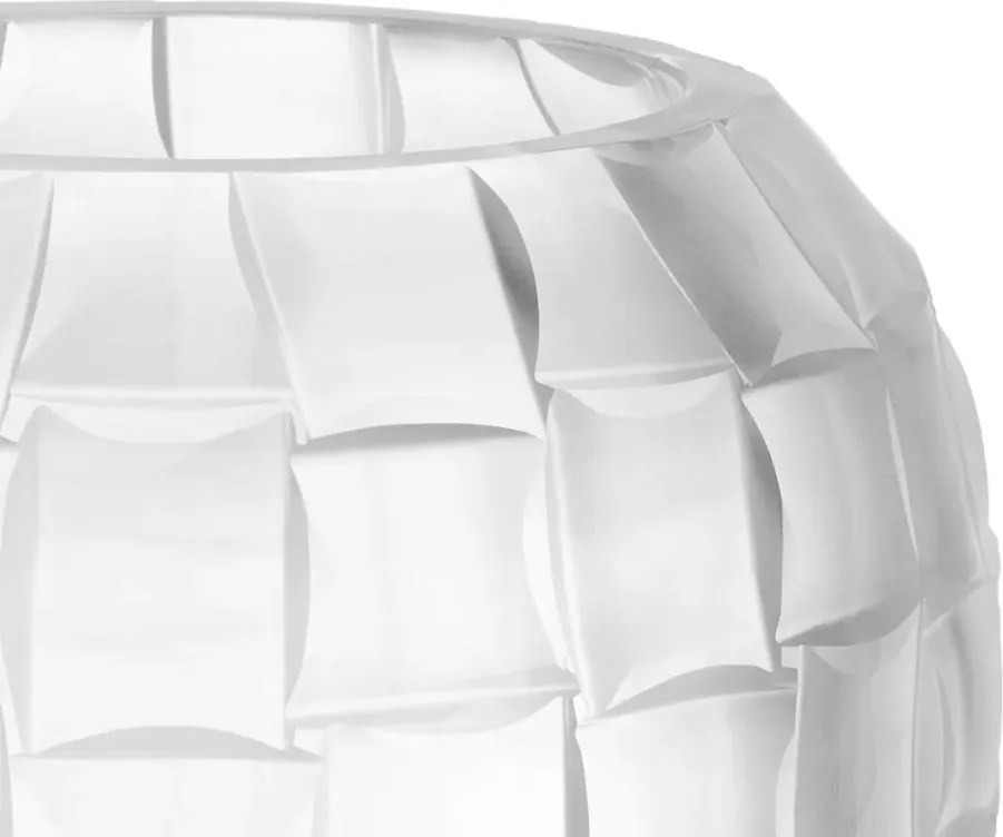 Vas decorativ design LUX realizat manual din sticla Varese S frosted