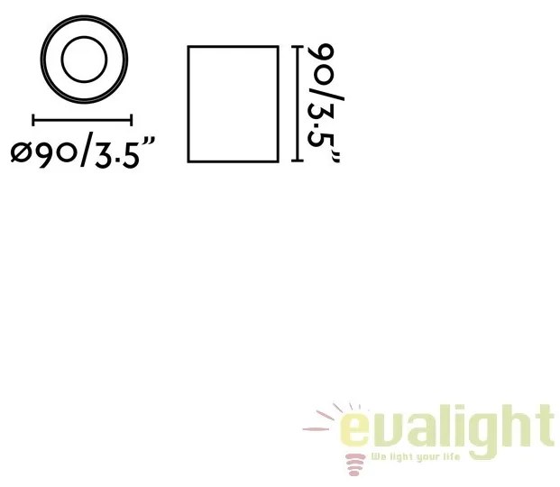 Spot LED aplicat iluminat exterior GOZ 70575