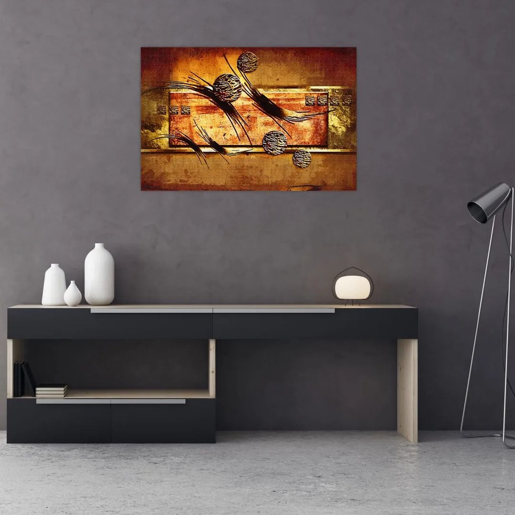 Tablou abstracției (90x60 cm)