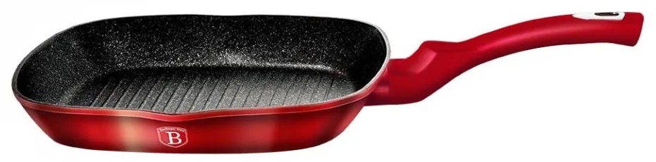 Tigaie Grill 28 cm Burgundy Metallic Line Berlinger Haus BH 1271N