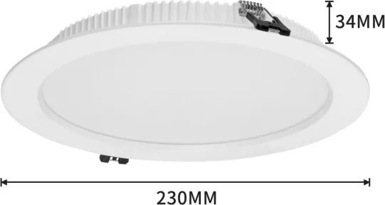 Immax NEO 07295L - Spot LED încastrat dimabil DOWN, 36W, 230V, Wi‑Fi, Ø 23 cm, alb