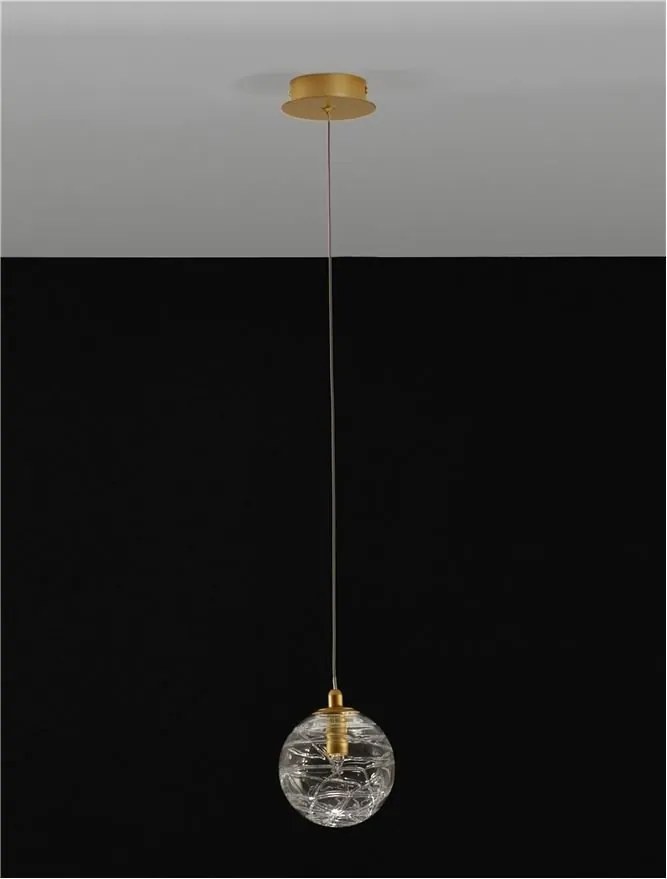 Pendul modern design decorativ COEN auriu D-12cm