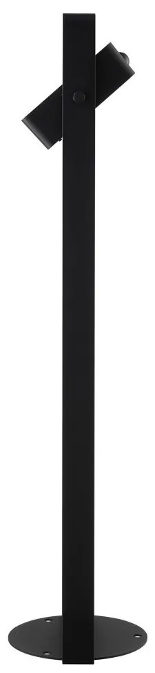 Stalp solar cu senzor de miscare, protectie IP44, Saulio negru