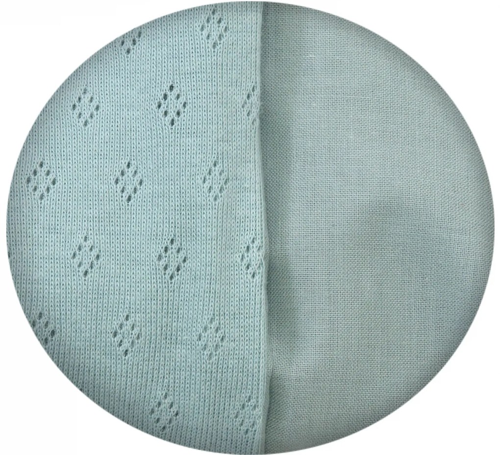 Suport de dormit Babynest, Reversibil, 70x45 cm, Bumbac Tricot Verde