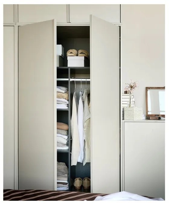 Dulap modular crem din lemn de pin 100x200 cm Daily – vtwonen