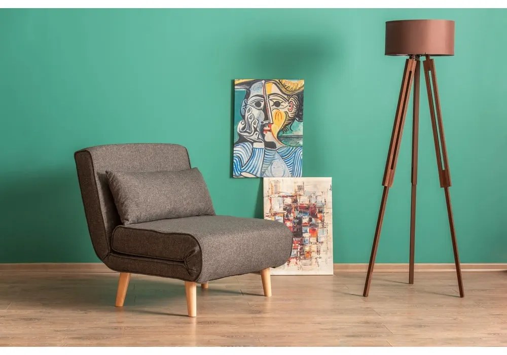 Fotoliu gri închis Folde – Artie