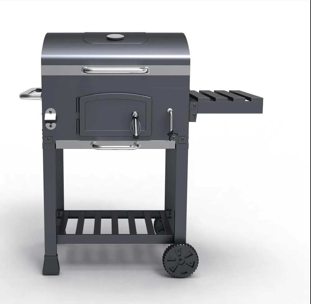 Grătar multifuncțional BBQ Avenberg GENIUS+grătar din fontă+plită+piatră pentru pizza