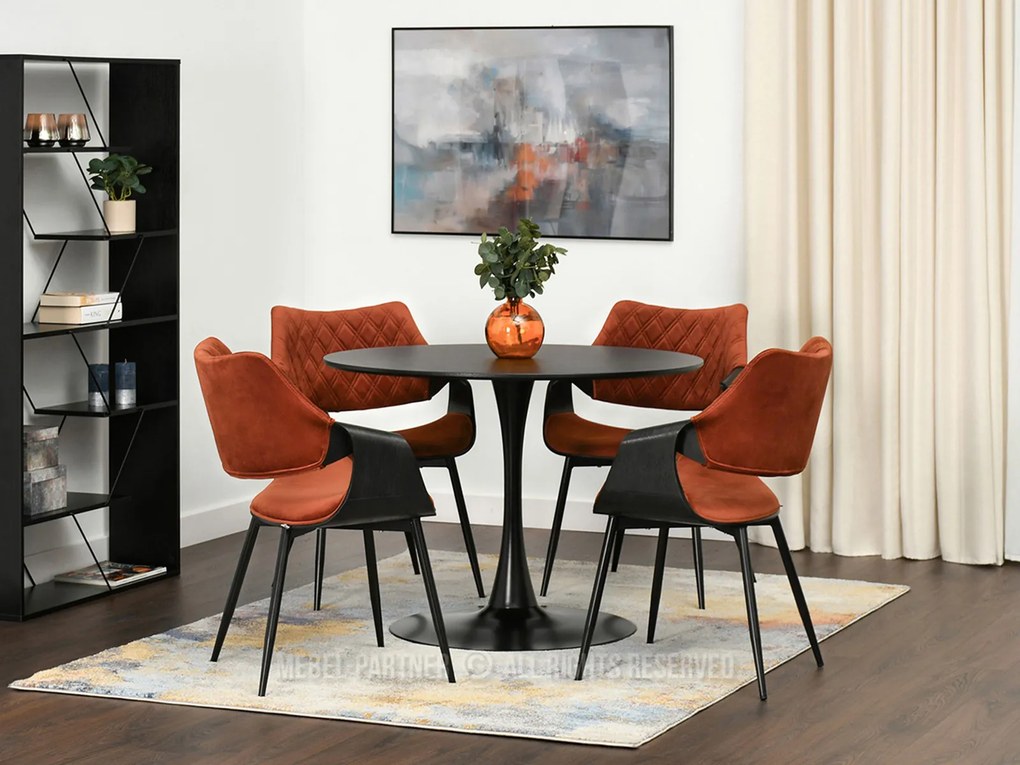 Scaun Rolf K (negru). 1111250