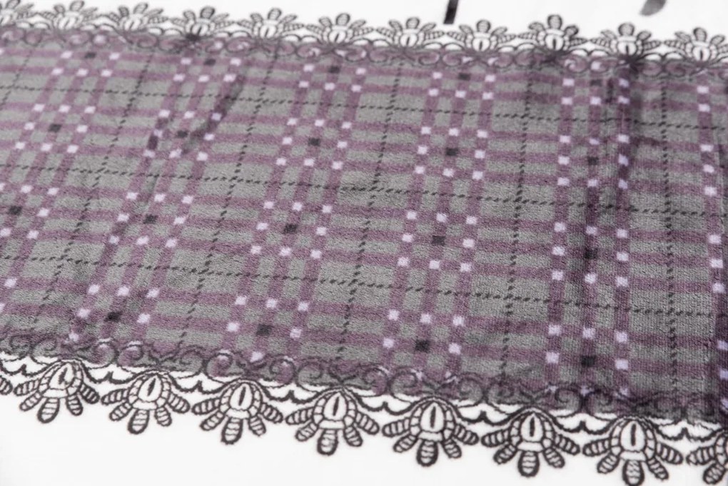 Lenjerie de pat din microfibra plus Reni de Craciun gri