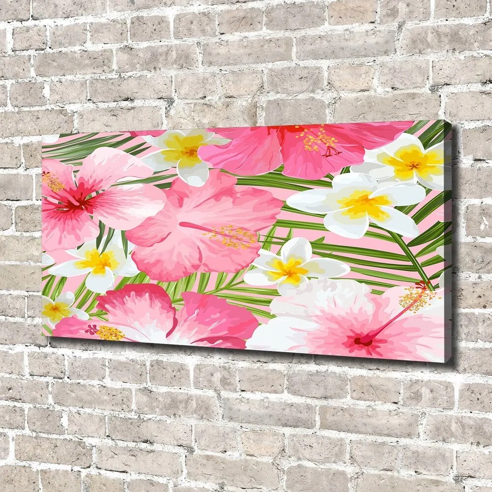 Imprimare tablou canvas Flori tropicale