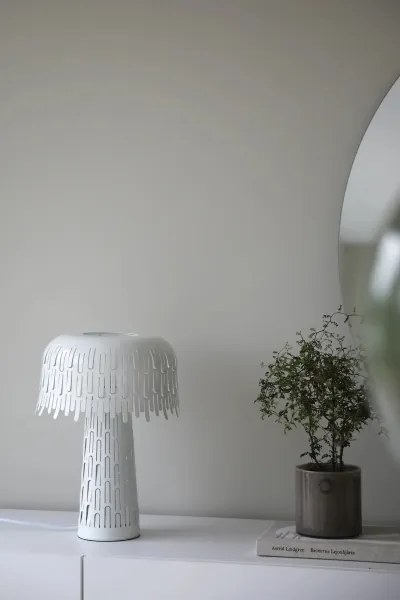Markslöjd 109006 - Lampă de masă VERBERA 1xE14/40W/230V albă