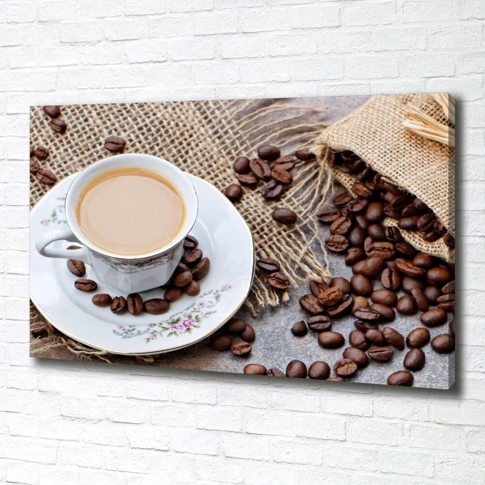 Pictură pe pânză Cafea cu lapte