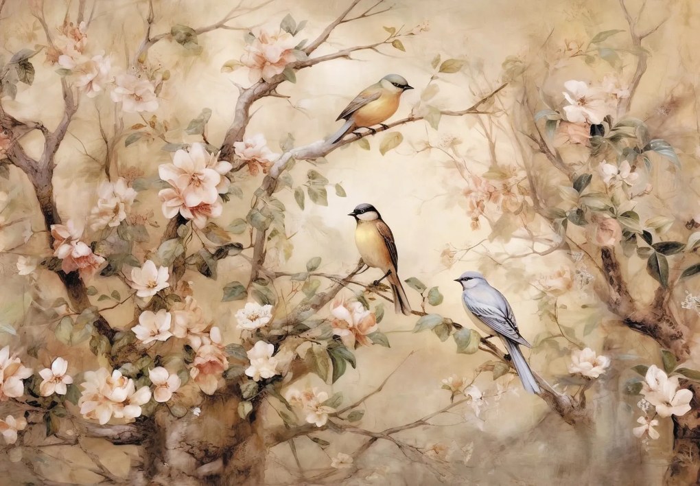 Fototapet - Păsări I. (147x102 cm)