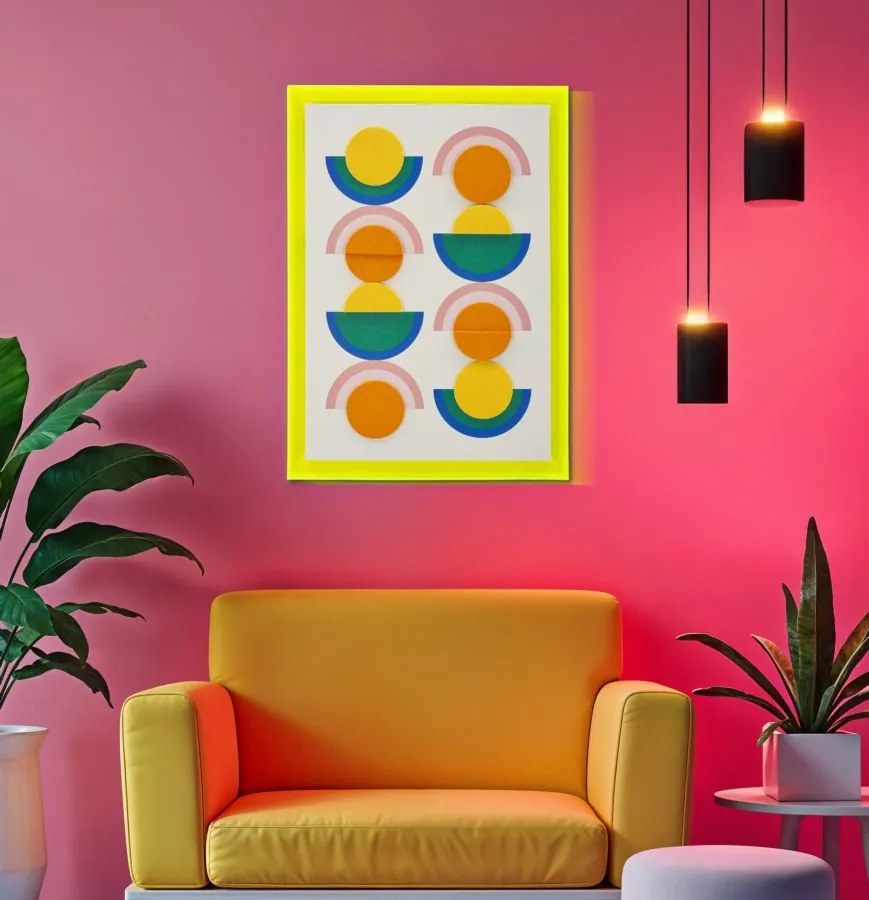 Mauro Ferretti Tablou Pictat Pe Pânză Pop Art Cu Rama -B- Cm 50X3,3X68 | Aosom Romania