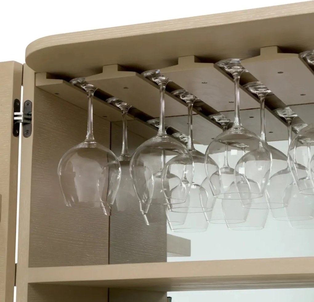 Bufet, Bar design LUX, Furnir de stejar albit, Cabana