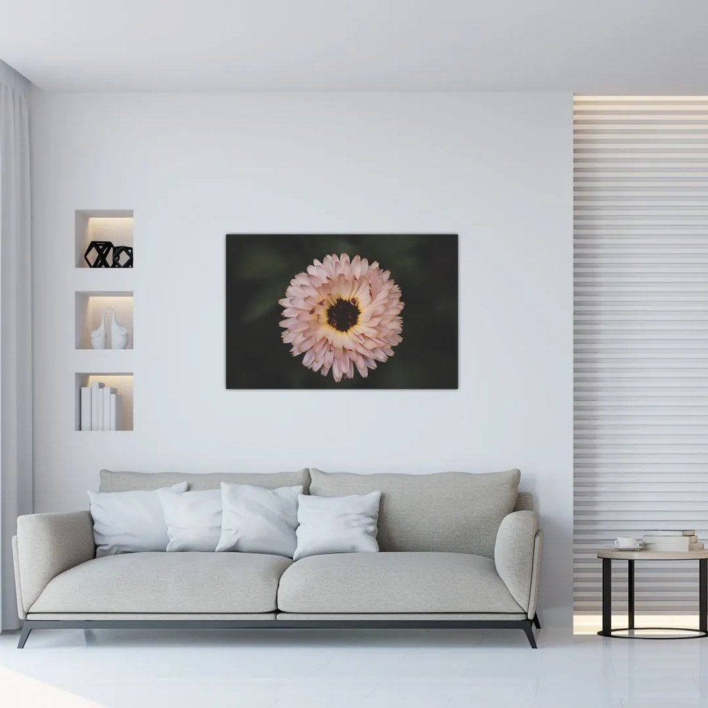 Tablou cu floare portocalie (90x60 cm)