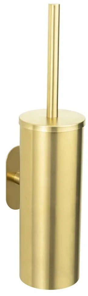 Perie de WC aurie autoadezivă din oțel inoxidabil Orea Gold – Wenko