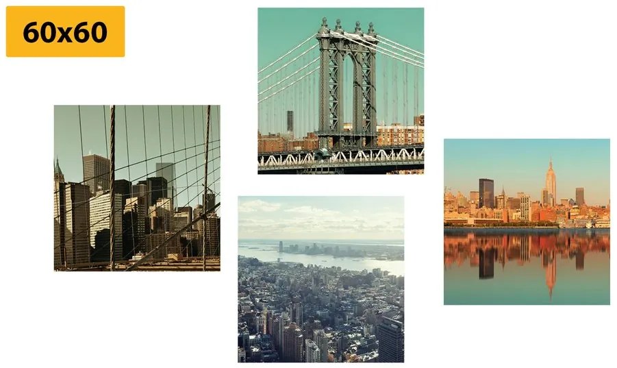 Set tablouri vedere la orașul New York