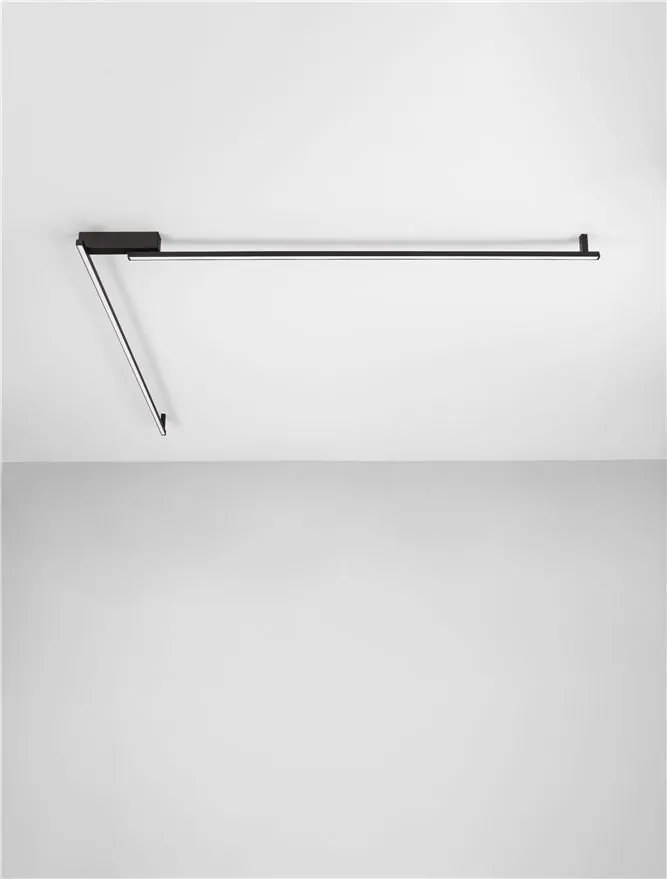 Plafoniera LED directionabila BRIANA negru