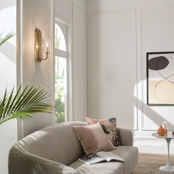 Quintiesse QN-KIMROSE1-BNB - Aplica de perete KIMROSE 1xE14/40W/230V aurie