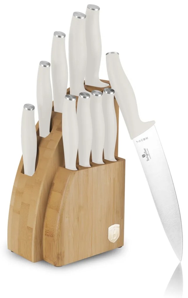 Set cutite 10 piese cu suport bambus Sahara Berlinger Haus BH 3121