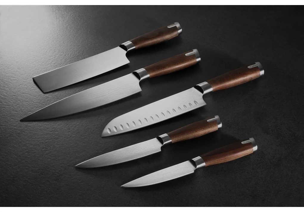 Cuțit japonez Santoku Catler DMS 178